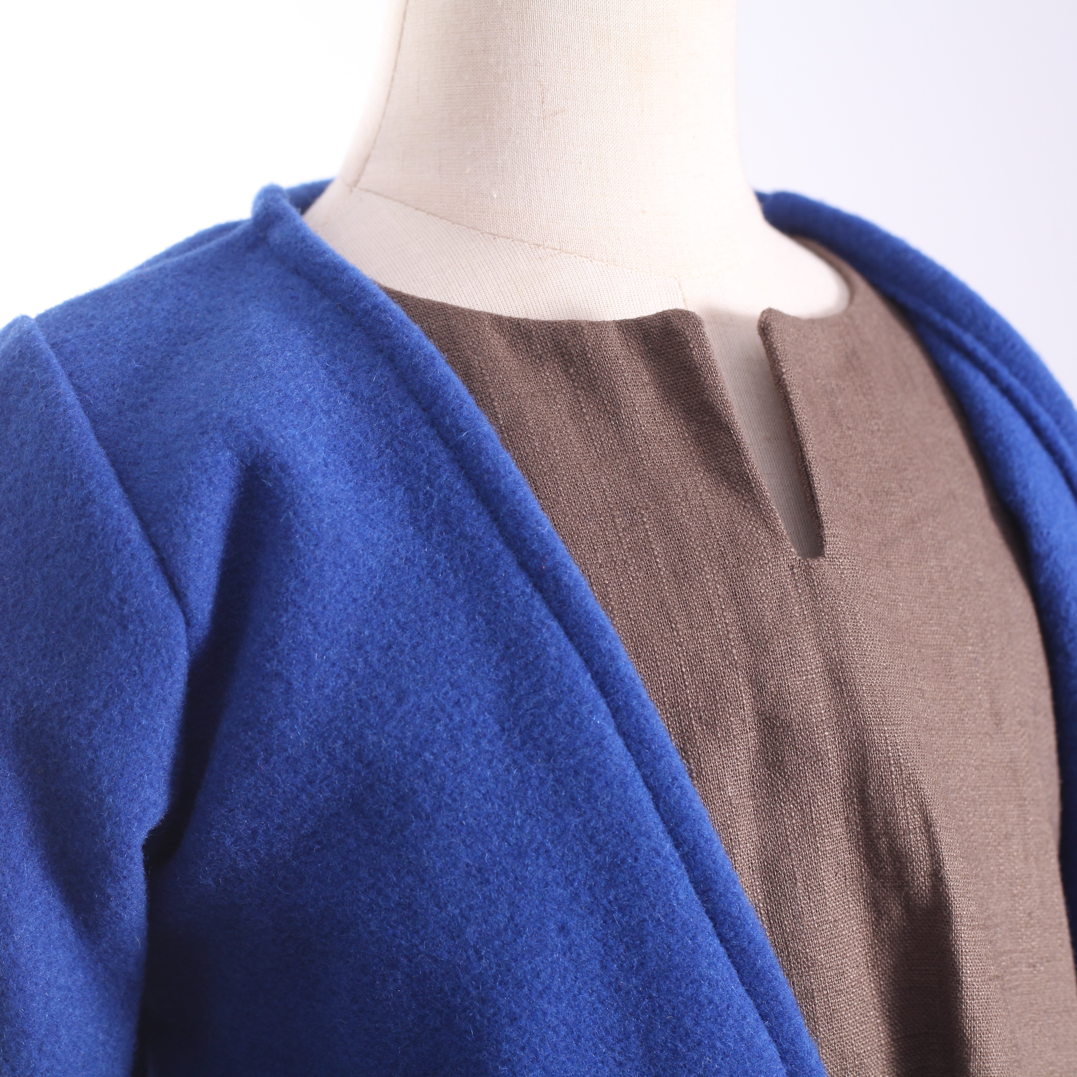 Klappenmantel blau Jungs