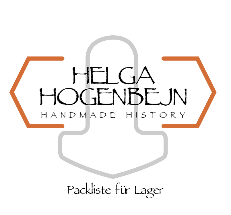 Logo und Text für Lagerpackliste