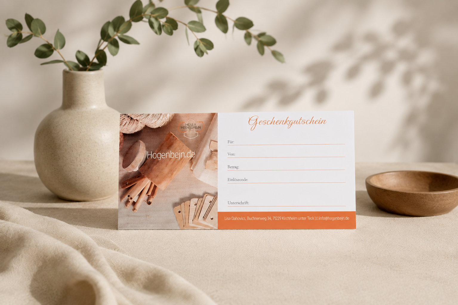 Geschenk Gutschein